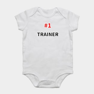 number one trainer Baby Bodysuit